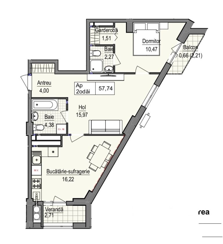 Apartament 2 camere